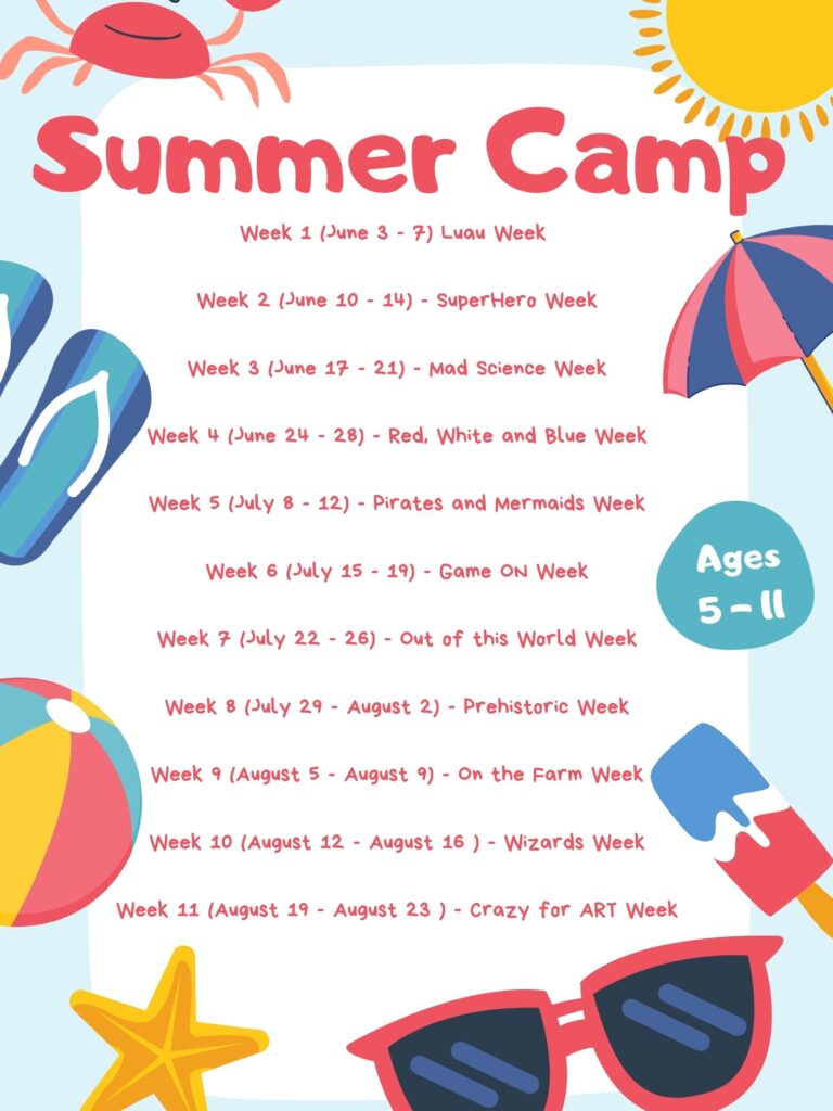 Colorful Organic Summer Camp for Kids Poster-2